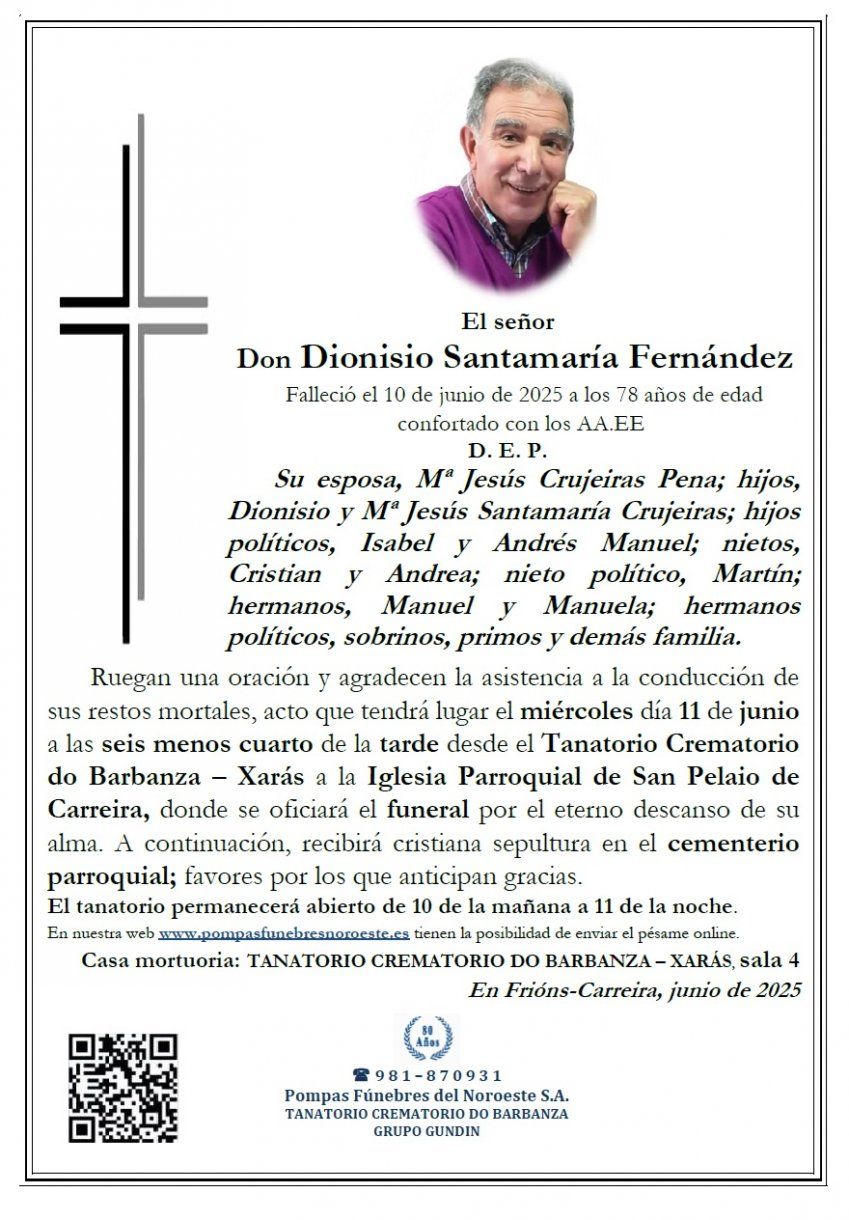 Santamaria Fernandez, Dionisio