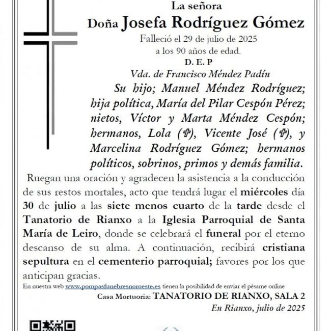 JOSEFA RODRIGUEZ GOMEZ WEB