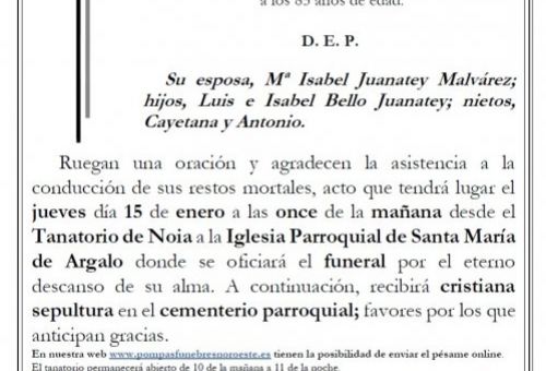 Bello Monterroso, Luis