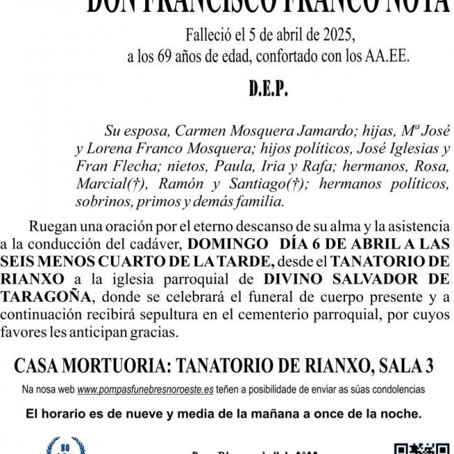 ESQUELA 2025  D
