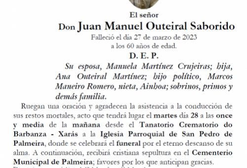 Juan Manuel Outeiral Saborido