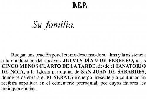 23 01 ESQUELA   javier manuel dosil