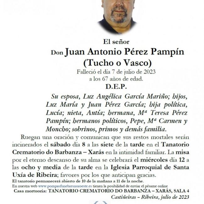 Perez Pampin, Juan Antonio