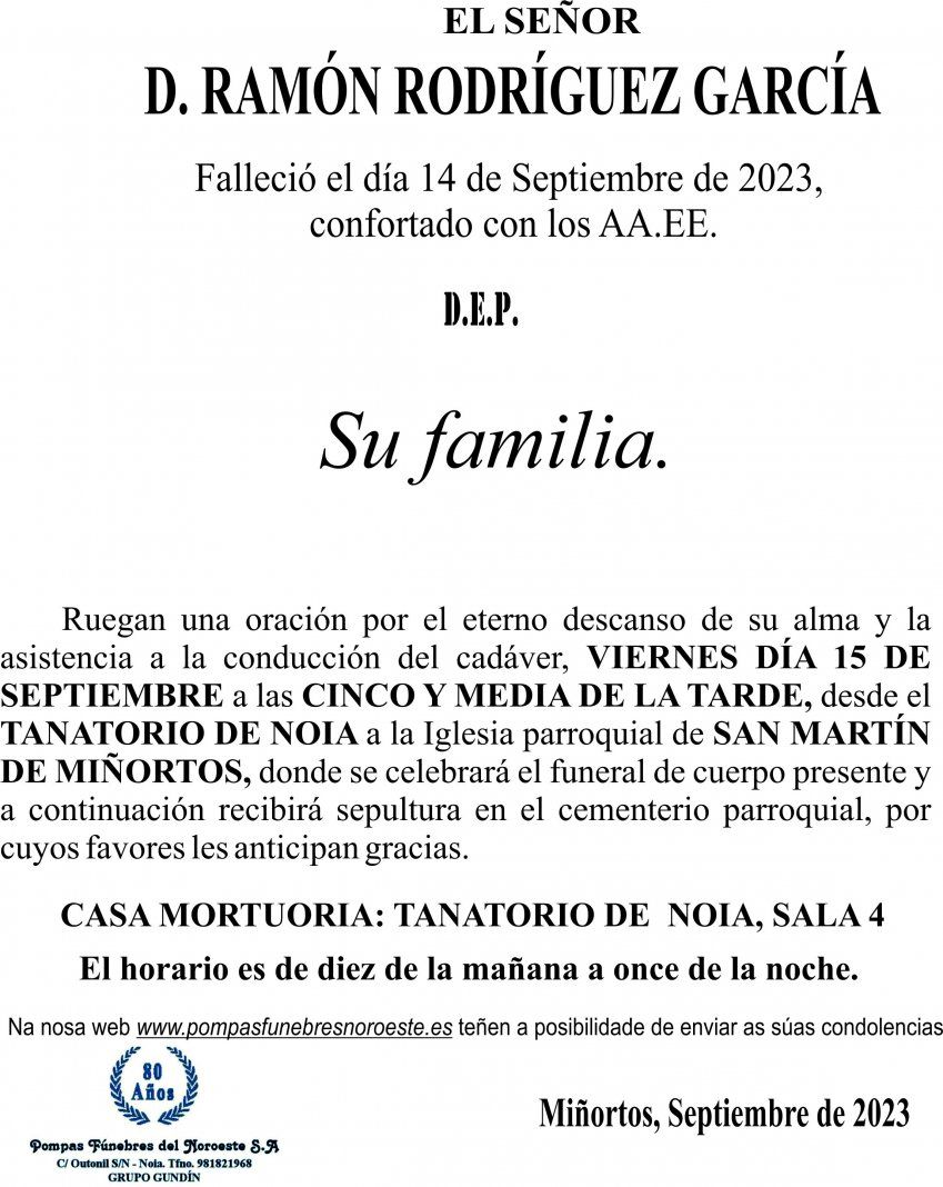 09 23 Esquela Ramón Rodríguez García(Miñortos)