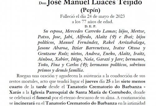 Luaces Teijido, José Manuel