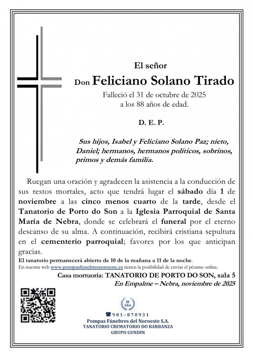 Don Feliciano Solano Tirado