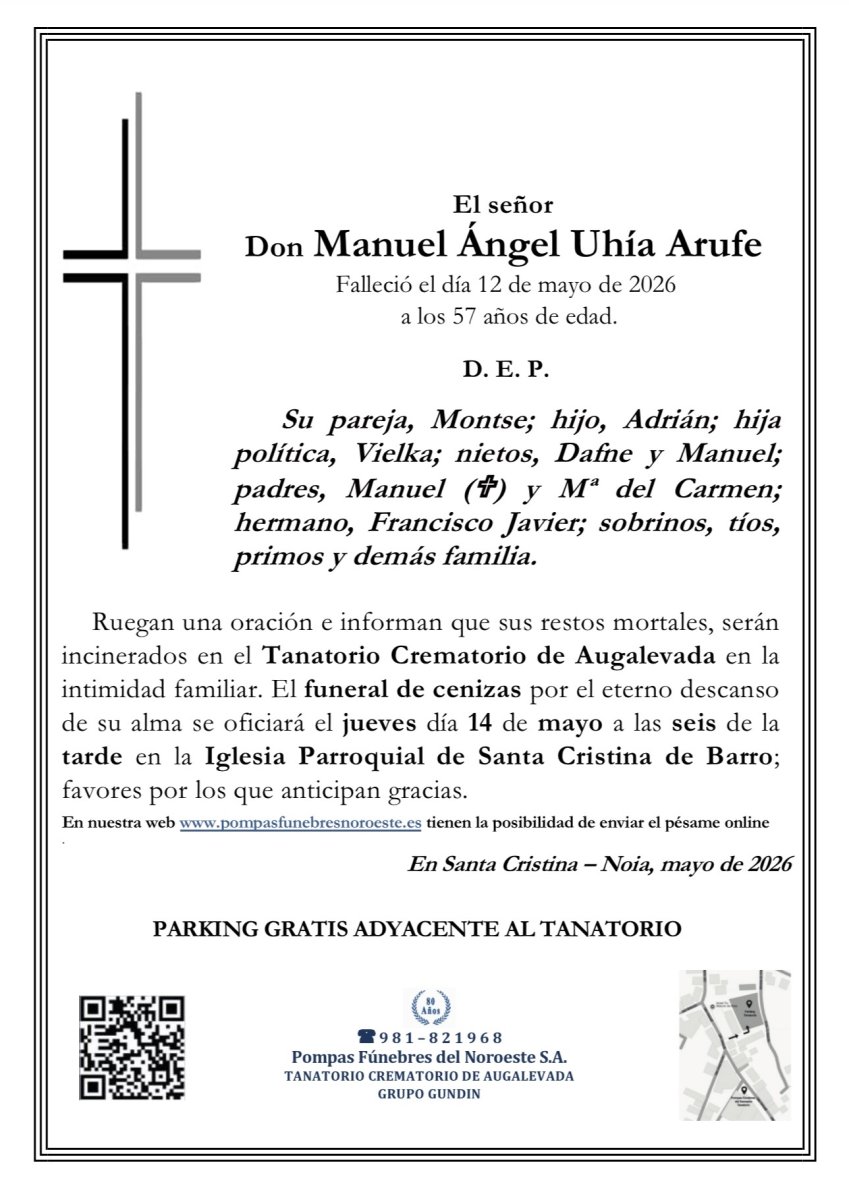 Don Manuel Ángel Uhía Arufe